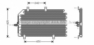 AVA QUALITY COOLING ala5065 -  Конденсатор, кондиционер